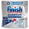Finish Quantum Infinity Shine 166 pastillas para lavavajillas