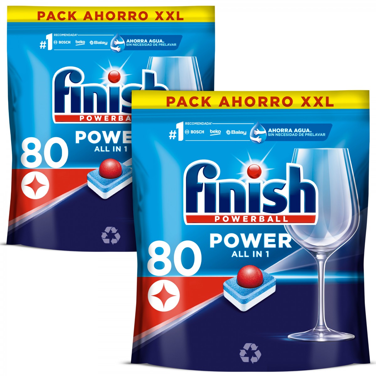 Finish All in 1 Max Pastillas para lavavajillas Regular 160 pastillas