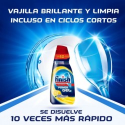 Finish All in 1 Max Higiene Gel Lavavajillas Limón 50 lavados