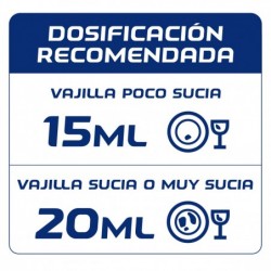 Finish 0% Abrillantador para el lavavajillas 2x100 lavados