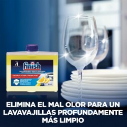Finish Limpiamáquinas limpieza profunda para el Lavavajillas Limón 4x 250ml.