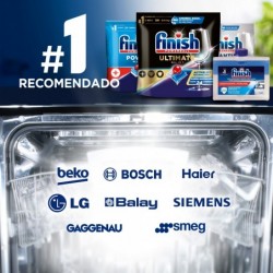 Finish Limpiamáquinas limpieza profunda para el Lavavajillas Limón 4x 250ml.