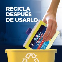 Finish Limpiamáquinas limpieza profunda para el Lavavajillas Limón 4x 250ml.