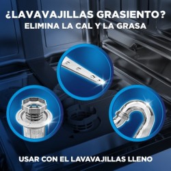 Finish Limpiamáquinas en pastillas - 6 lavados.
